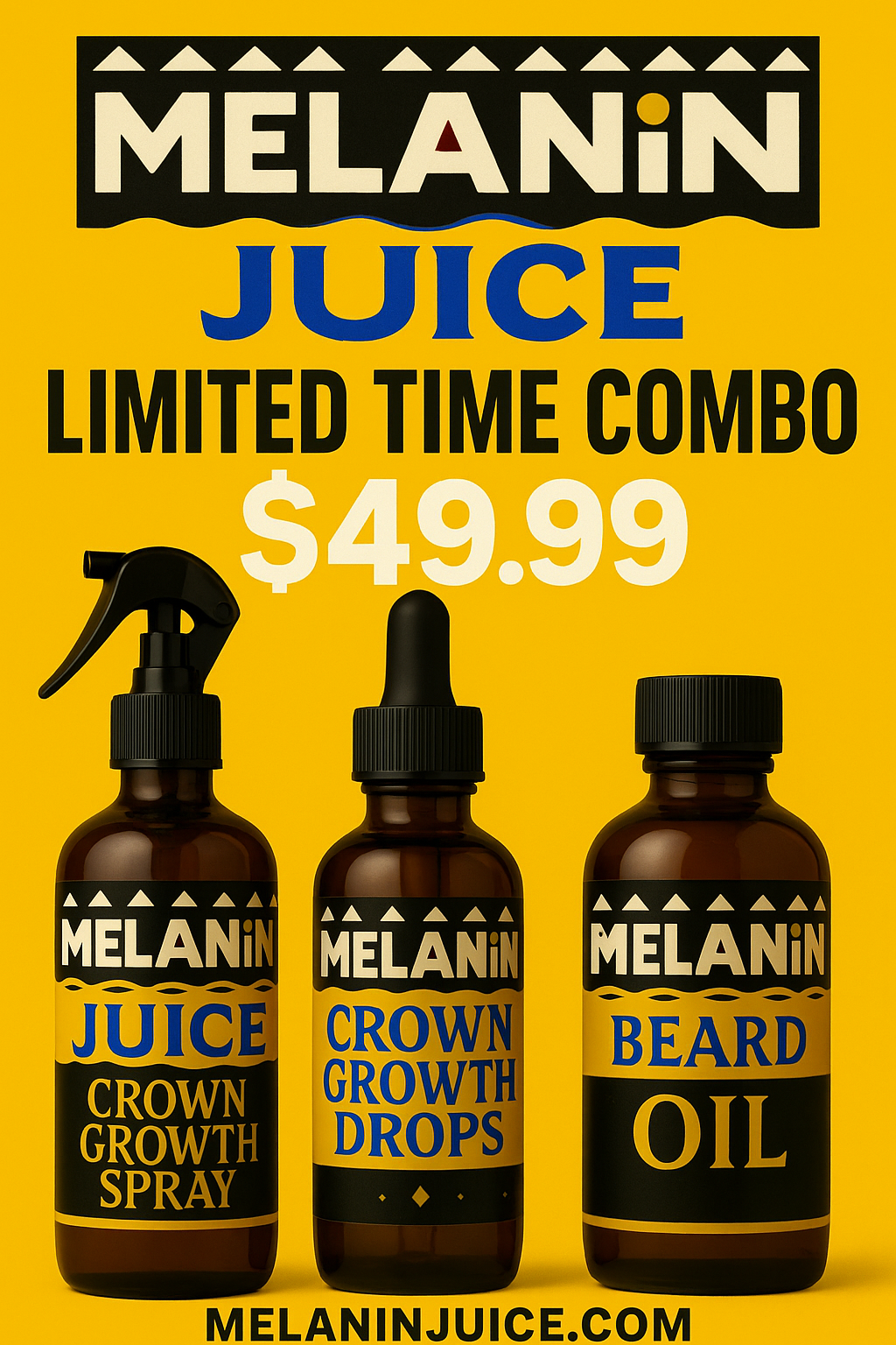 Melanin Juice – Limited Time TRIO Combo Pack ($49.99)